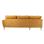 Nurgadiivan HEIVI VN 250×200/90xH90cm, kollane samet Diivanid Diivanid
