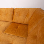 Nurgadiivan HEIVI PN 250×200/90xH90cm, kollane samet Diivanid Diivanid