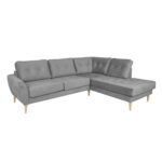 Nurgadiivan HEIVI PN 250×200/90xH90cm, hall samet Diivanid Diivanid