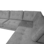Nurgadiivan HEIVI PN 250×200/90xH90cm, hall samet Diivanid Diivanid