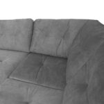 Nurgadiivan HEIVI PN 250×200/90xH90cm, hall samet Diivanid Diivanid