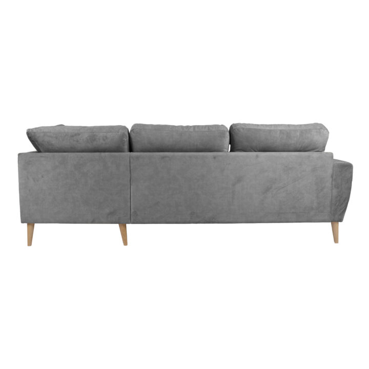 Nurgadiivan HEIVI PN 250×200/90xH90cm, hall samet Diivanid Diivanid