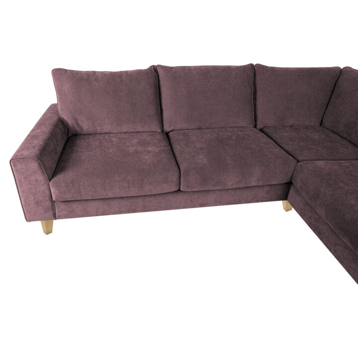 Nurgadiivan LAYLA PN 265x94x208xH90cm, hallikasroosa Diivanid