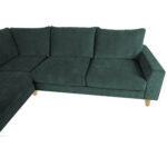 Nurgadiivan LAYLA VN 265x94x208xH90cm, roheline Diivanid