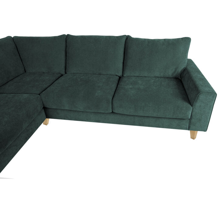 Nurgadiivan LAYLA VN 265x94x208xH90cm, roheline Diivanid