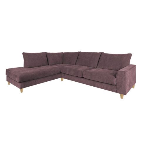 Nurgadiivan LAYLA VN 265x94x208xH90cm, hallikasroosa Diivanid