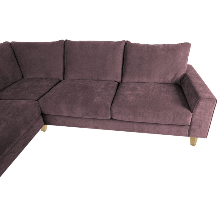 Nurgadiivan LAYLA VN 265x94x208xH90cm, hallikasroosa Diivanid