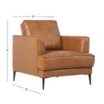 Tugitool LEO 80x86xH85cm, helepruun Diivanid 3+2+1 Diivanid 3+2+1
