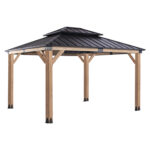 Varikatus CEDAR 3,36×3,9m Varikatused ja aiatelgid