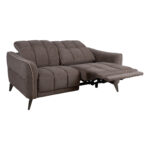 Diivan CATHY 2-kohaline elektriline recliner 162x100xH100cm, helepruun Diivanid Diivanid