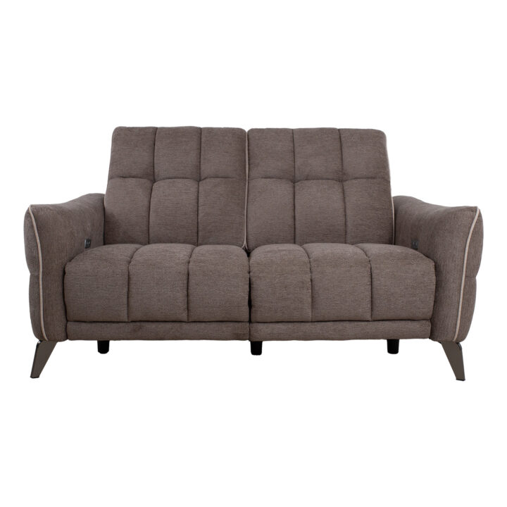 Diivan CATHY 2-kohaline elektriline recliner 162x100xH100cm, helepruun Diivanid Diivanid
