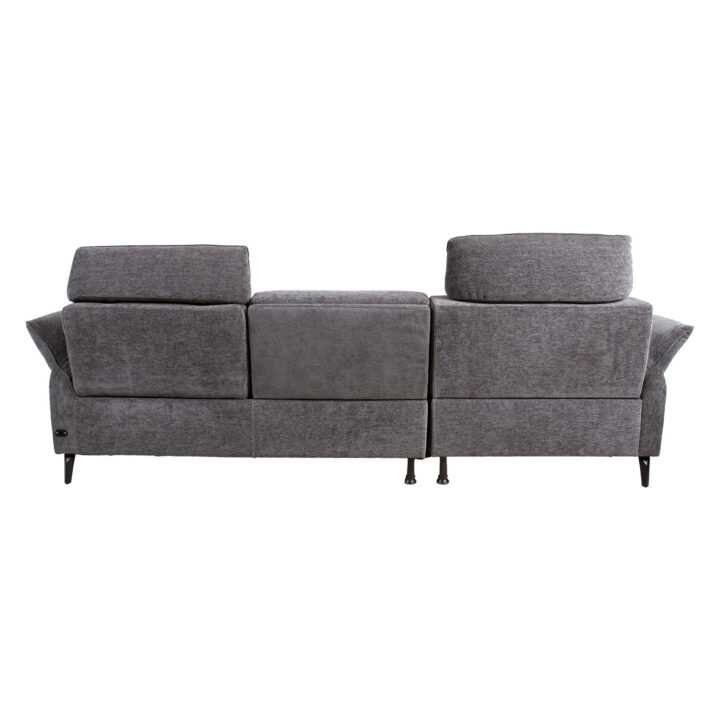 Nurgadiivan DAYTON VN, elektriline recliner 268×157/94xH100cm, tumehall Diivanid Diivanid