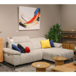 Nurgadiivan LUZERN PN elektriline recliner 264×87/160xH85cm, helehall Diivanid Diivanid