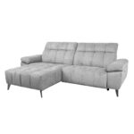 Nurgadiivan LUZERN VN elektriline recliner 264×160/87xH85cm, helehall Diivanid Diivanid