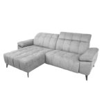 Nurgadiivan LUZERN VN elektriline recliner 264×160/87xH85cm, helehall Diivanid Diivanid