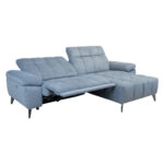 Nurgadiivan LUZERN PN elektriline recliner 264×87/160xH85cm, sinakashall Diivanid Diivanid