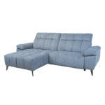 Nurgadiivan LUZERN VN elektriline recliner 264×160/87xH85cm, sinakashall Diivanid Diivanid