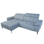 Nurgadiivan LUZERN VN elektriline recliner 264×160/87xH85cm, sinakashall Diivanid Diivanid