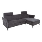 Nurgadiivan DAYTON PN, elektriline recliner  268×94/157xH100cm, tumehall Diivanid Diivanid