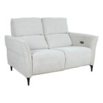 Diivan MIAMI 2-kohaline elektriline recliner 154x92xH99cm, helebeež Diivanid