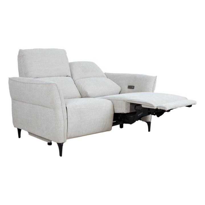 Diivan MIAMI 2-kohaline elektriline recliner 154x92xH99cm, helebeež Diivanid