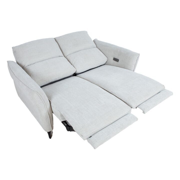 Diivan MIAMI 2-kohaline elektriline recliner 154x92xH99cm, helebeež Diivanid