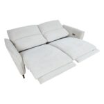 Diivan MIAMI 3-kohaline elektriline recliner 199x92xH99cm, helebeež Diivanid