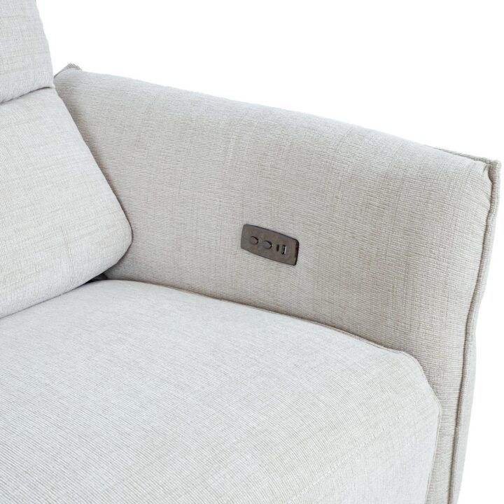 Diivan MIAMI 3-kohaline elektriline recliner 199x92xH99cm, helebeež Diivanid