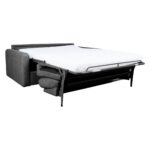 Diivanvoodi PROVO 2-kohaline 188x95xH94cm, tumehall Diivanid