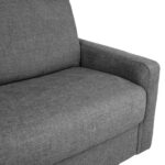 Diivanvoodi PROVO 2-kohaline 188x95xH94cm, tumehall Diivanid