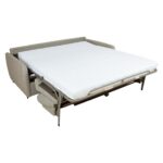 Diivanvoodi BRANDON 3-kohaline 203x97xH91cm, helebeež Diivanid