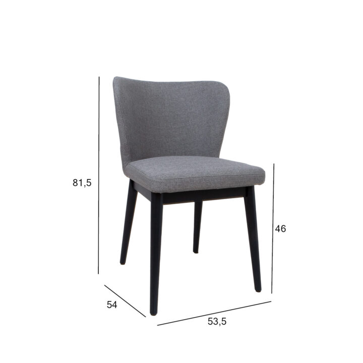 Tool LISBON 53,5x54xH81,5cm, hall Söögilauatoolid, taburetid, pingid LISBON