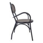 Tool BOLGHERI must 56x62xH83cm, alumiiniumraam, plastikpunutis Aiatoolid ja aiapingid Aiatoolid ja aiapingid