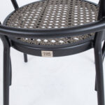 Tool BOLGHERI must 56x62xH83cm, alumiiniumraam, plastikpunutis Aiatoolid ja aiapingid Aiatoolid ja aiapingid