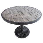 Laud BOLGHERI D90xH74cm hall, alumiinium, malm Aialauad Aialauad