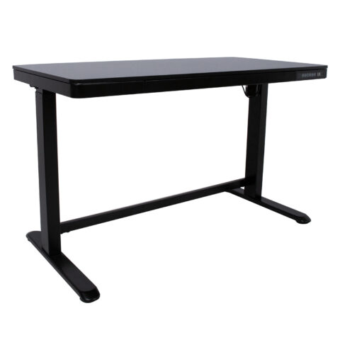 Töölaud ERGO 1-mootoriga 120x60xH72-121cm, must Kontorimööbel ERGO