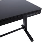 Töölaud ERGO 1-mootoriga 120x60xH72-121cm, must Kontorimööbel ERGO