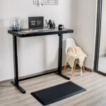 Töölaud ERGO 1-mootoriga 120x60xH72-121cm, must Kontorimööbel ERGO