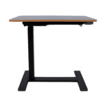Töölaud ERGO 1-mootoriga 70x40xH65-103cm, must Kontorimööbel ERGO