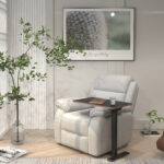 Töölaud ERGO 1-mootoriga 70x40xH65-103cm, must Kontorimööbel ERGO