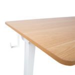 Töölaud ERGO 1-mootoriga 120x60xH73-121cm, tamm/valge Kontorimööbel ERGO