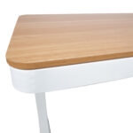 Töölaud ERGO 1-mootoriga 120x60xH72-121cm, tamm/valge Kontorimööbel ERGO