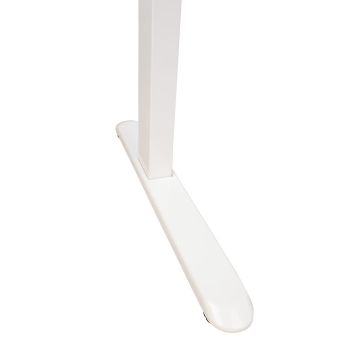 Töölaud ERGO 1-mootoriga 120x60xH72-121cm, tamm/valge Kontorimööbel ERGO