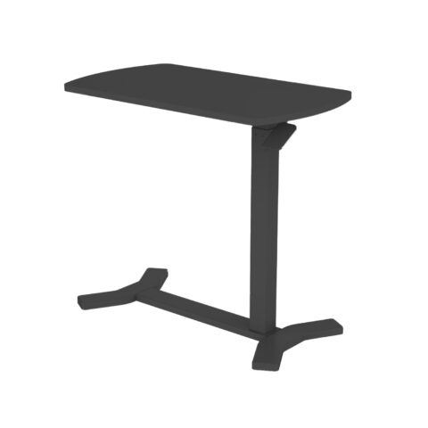 Töölaud ERGO ühe jalaga 70x40xH67,5-106cm, manuaalne, must Reguleeritavad töölauad ERGO