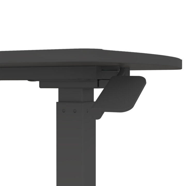 Töölaud ERGO ühe jalaga 70x40xH67,5-106cm, manuaalne, must Kontorimööbel ERGO