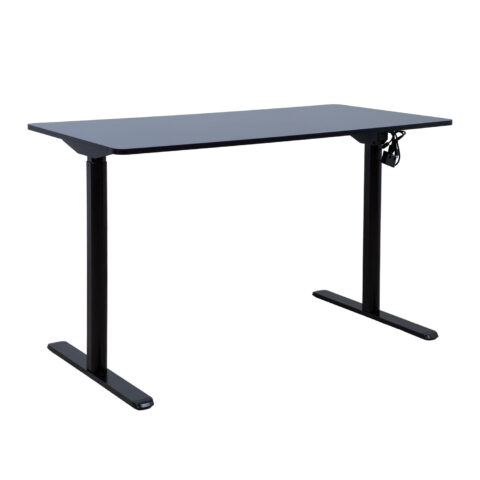 Töölaud ERGO LIGHT 1-mootoriga 120x60xH72,5-117,5cm, must Kontorimööbel ERGO
