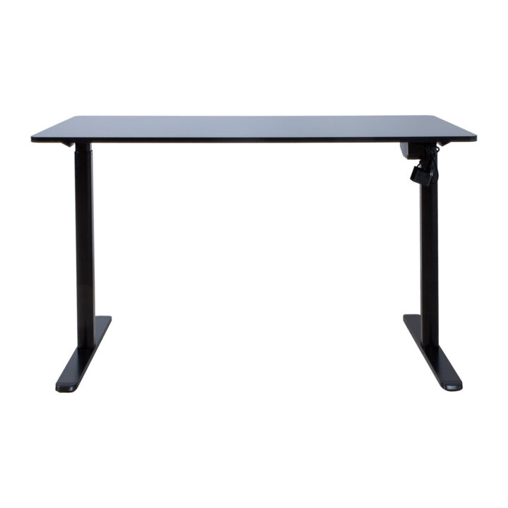 Töölaud ERGO LIGHT 1-mootoriga 120x60xH72,5-117,5cm, must Kontorimööbel ERGO