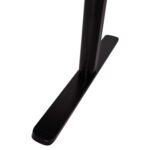 Töölaud ERGO LIGHT 1-mootoriga 120x60xH72,5-117,5cm, must Kontorimööbel ERGO