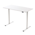 Töölaud ERGO LIGHT 1-mootoriga 120x60xH72,5-117,5cm, valge Kontorimööbel