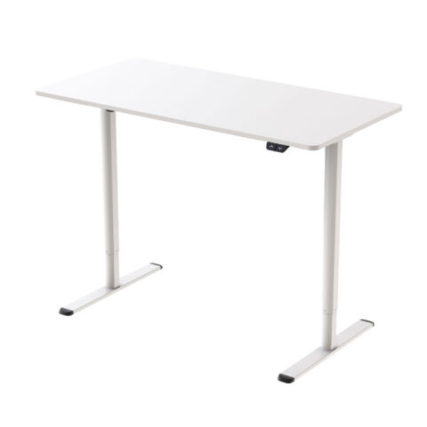 Töölaud ERGO LIGHT 1-mootoriga 120x60xH72,5-117,5cm, valge Kontorimööbel